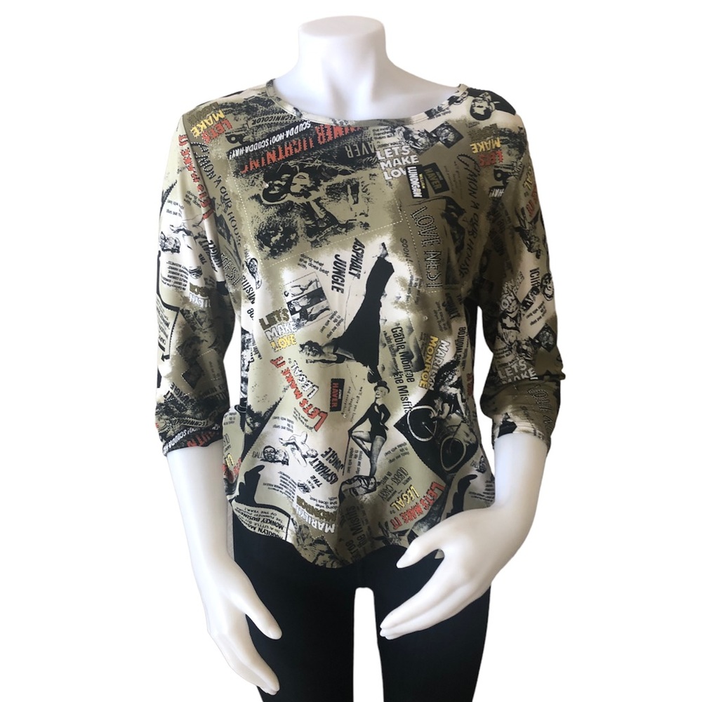 Novelty Print Marilyn Monroe Top